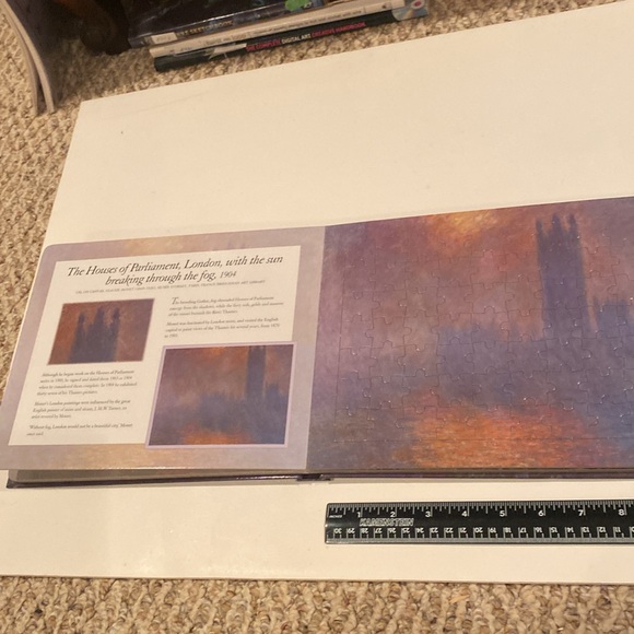 NWOT “Claude Monet Jigsaw Puzzle Book - Picture 5 of 9